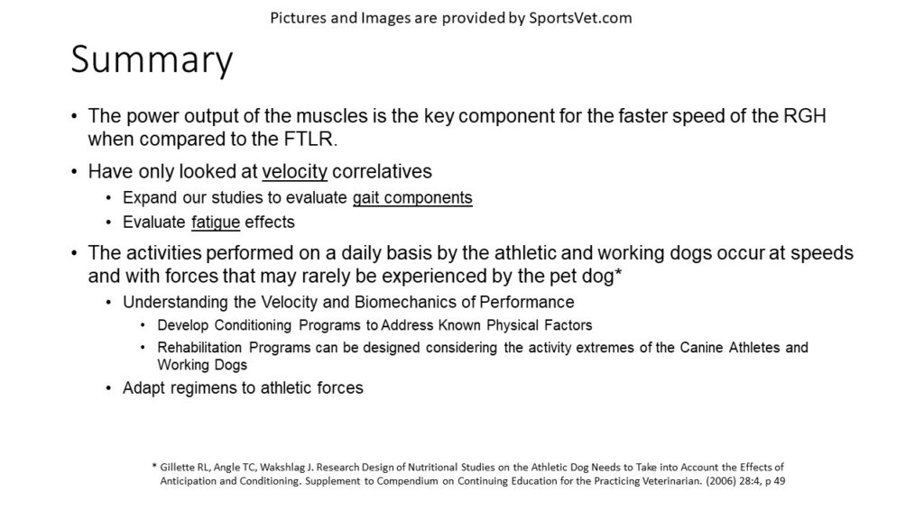 RGH versus FTLR Velocity Factors