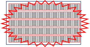 The abnormal fiber contraction can expand across many fibers and may include total muscle tissue
